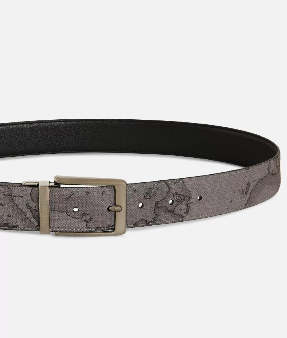 Alviero martini 1a classe Cintura uomo in pelle Grigia Vendita